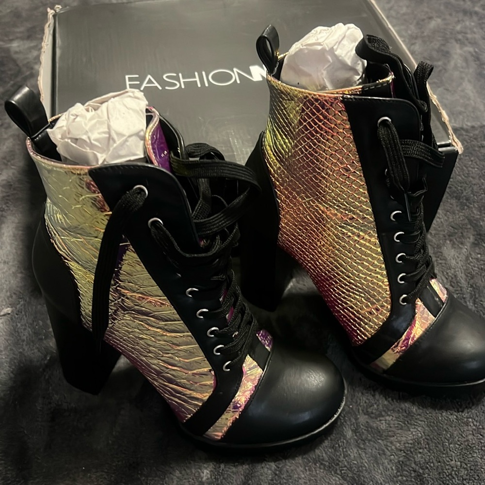 Beautiful Booties - Metallic Fashion Nova